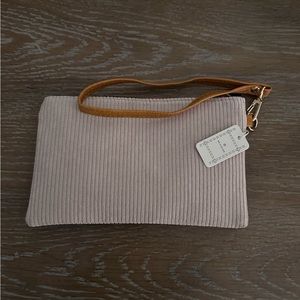 NWT Corduroy Wristlet